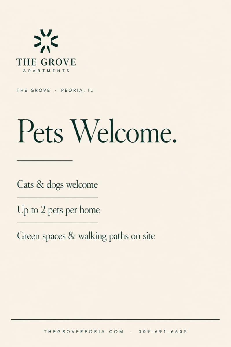 Pets welcome